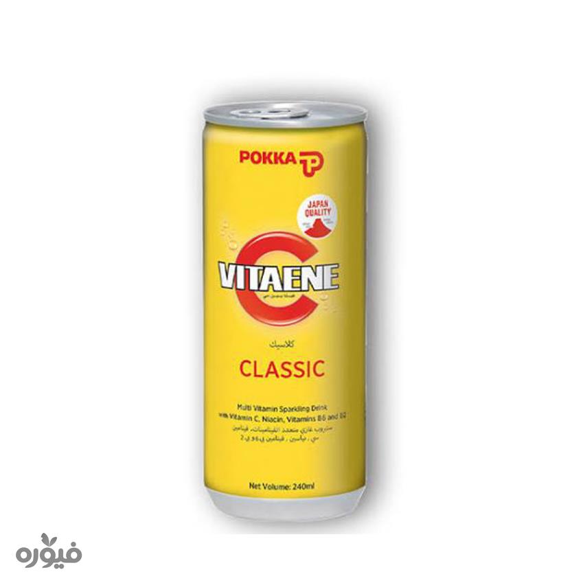 نوشیدنی ویتامین C کلاسیک قوطی 240ml پوکا