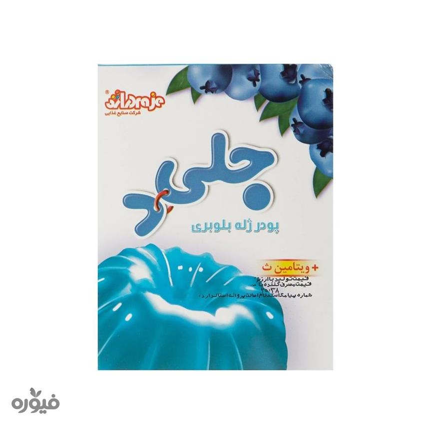 پودر ژله رژیمی بدون شکر با طعم بلوبری 100گرمی دراژه