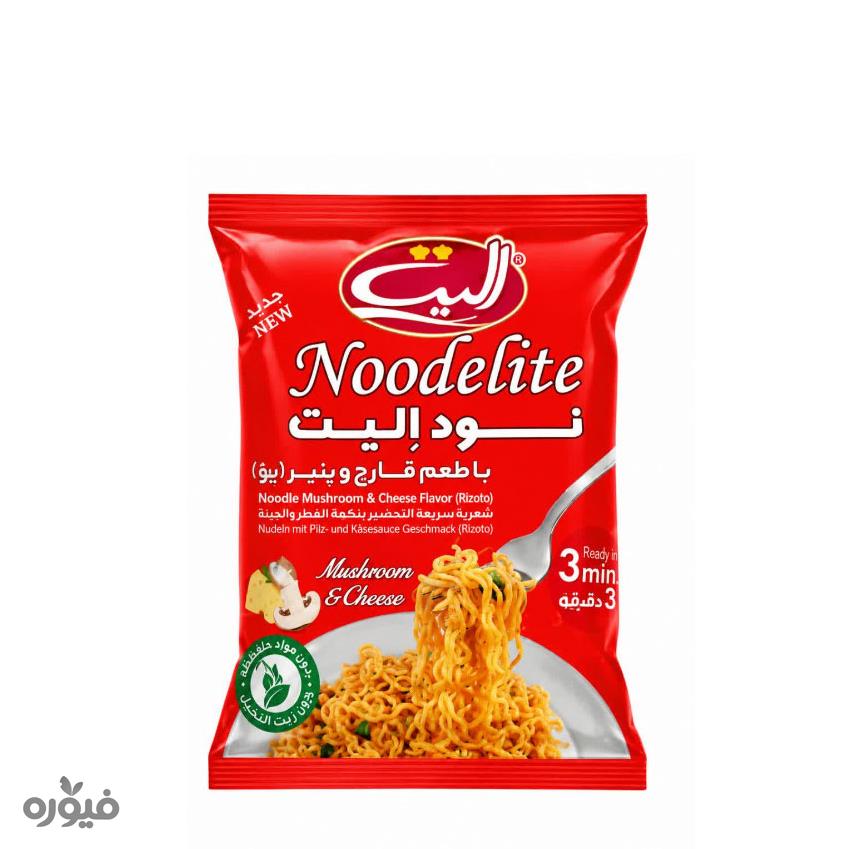 نودل با طعم قارچ و پنیر 75 گرمی الیت