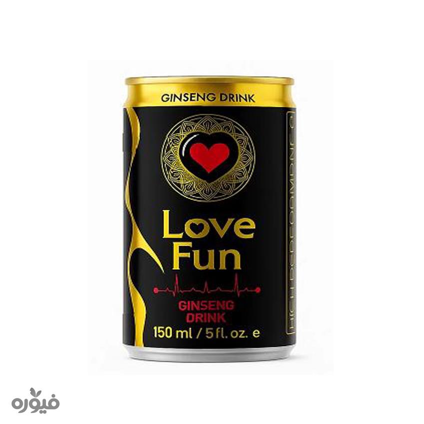 نوشیدنی جنسینگ150mlقوطی برند love fun