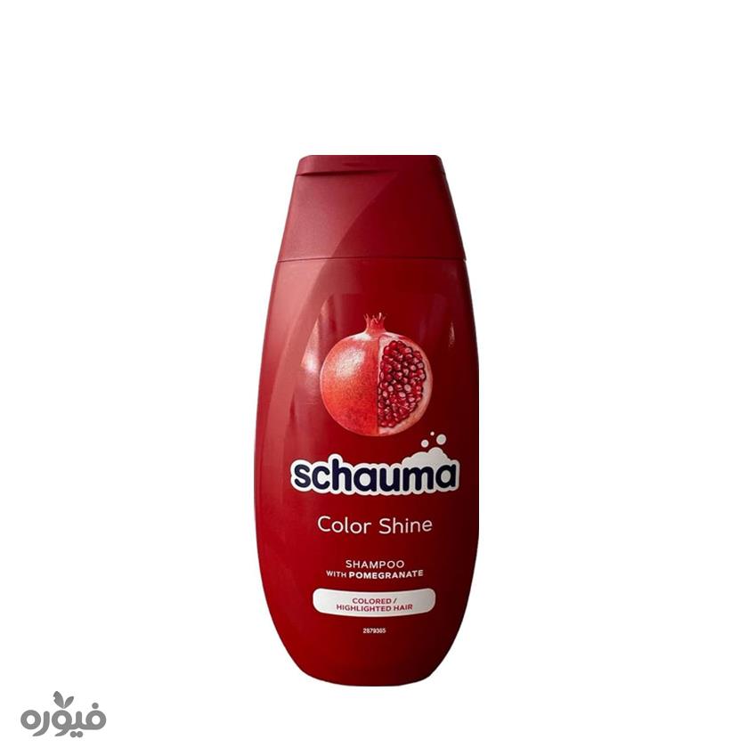 شامپو مناسب موهای رنگ شده با رایحه انار 400ML شاوما