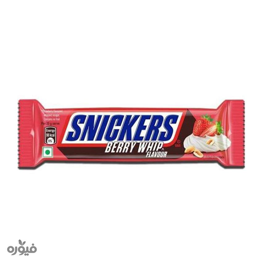 شکلات با  طعم توت فرنگی و خامه 40گرمی snickers
