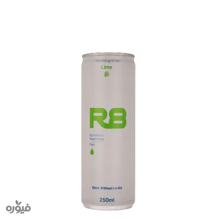 آب گازدار با طعم لیمو 250ml R8 هپی لایف