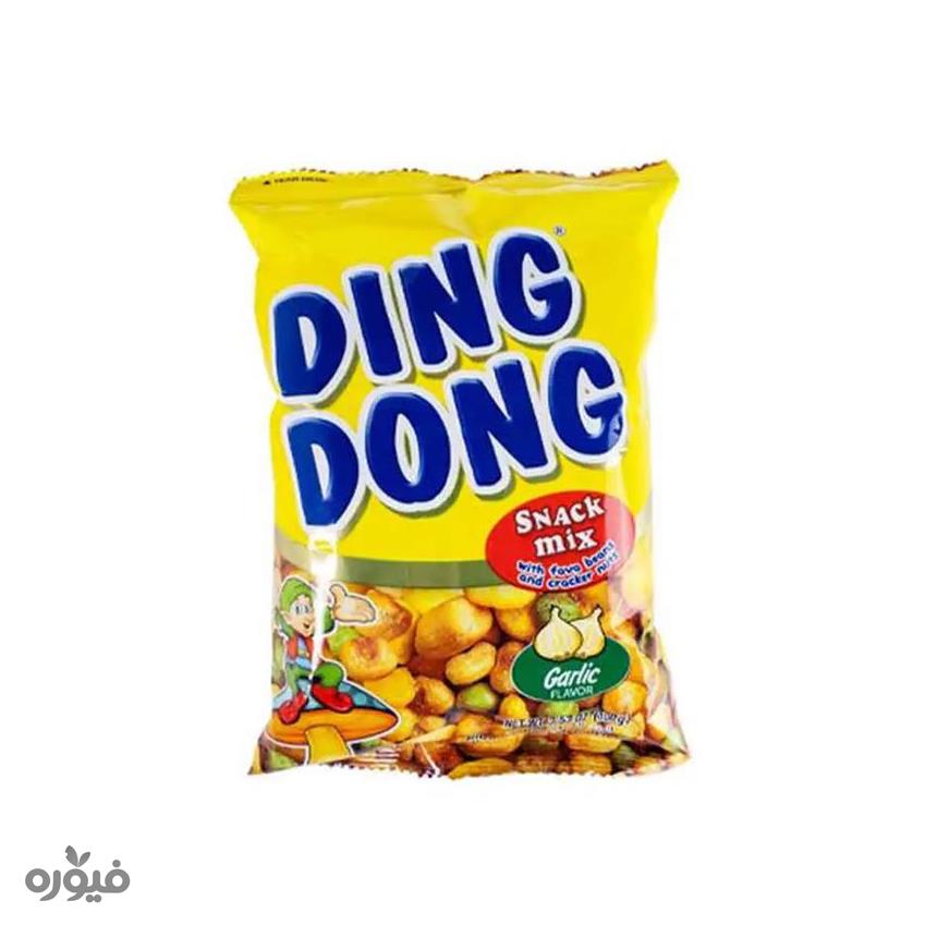 اسنک میکس با طعم سیر 100 گرمی Ding Dong