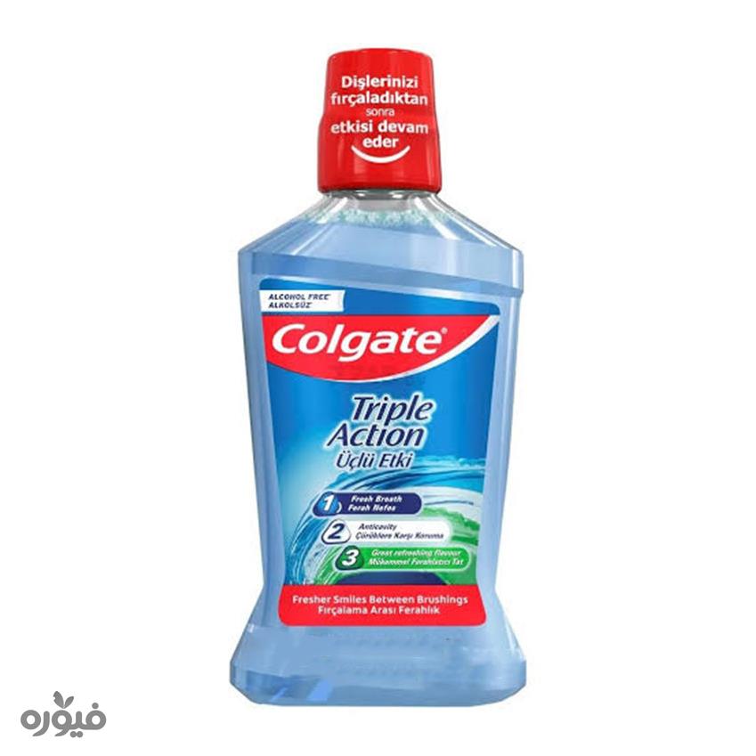 دهان شویه سه کاره colgate 500ml