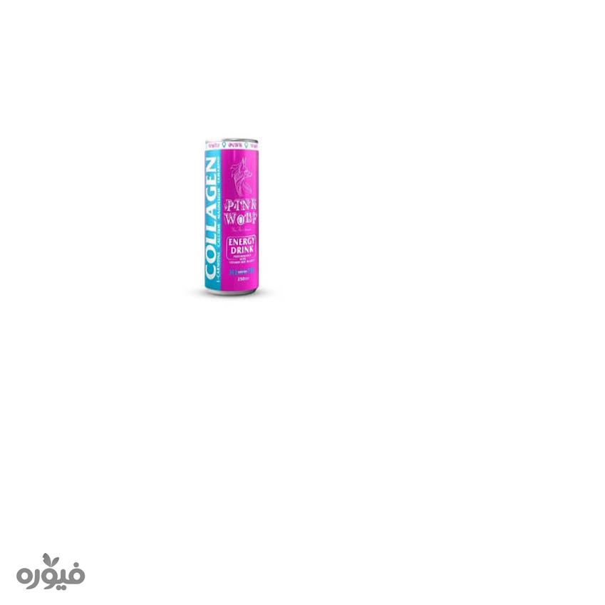 نوشیدنی انرژی زا حاوی کلاژن pink wolf 250 ml