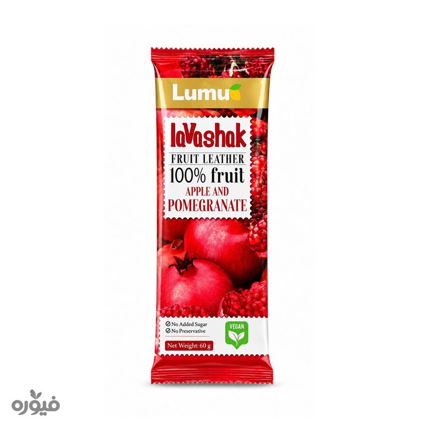 لواشک انار 60 گرمی لومو