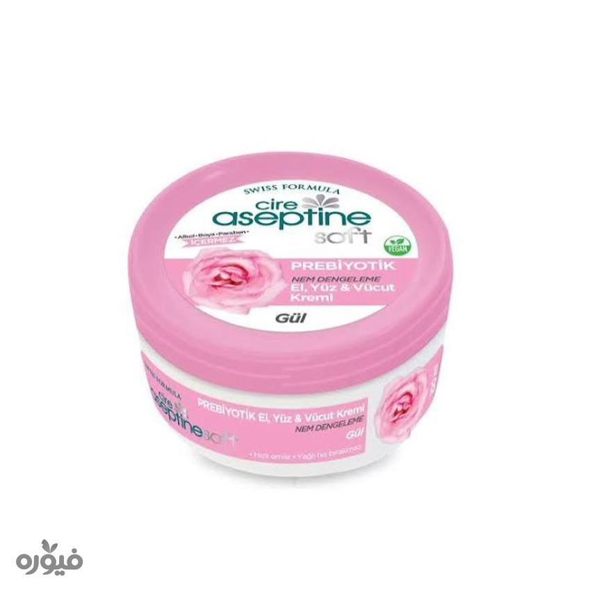 کرم مرطوب کننده حاوی گل رز 300ml برند aseptine