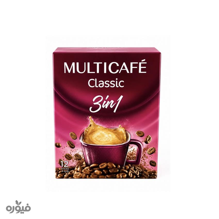 کافی میکس کلاسیک1*3 جعبه ایی (24عددی)مولتی کافه