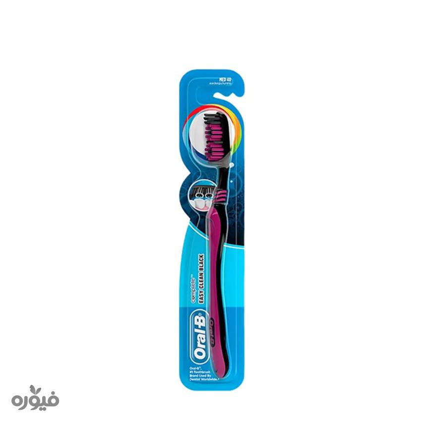 مسواک با برس نرم Easy clean black اورال بی(Oral-B)
