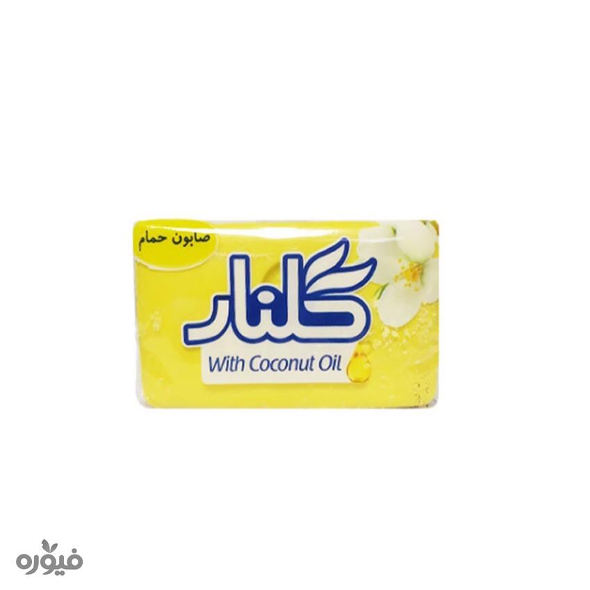 صابون حمام با عصاره روغن لیمو و نارگیل 130گرمی گلنار