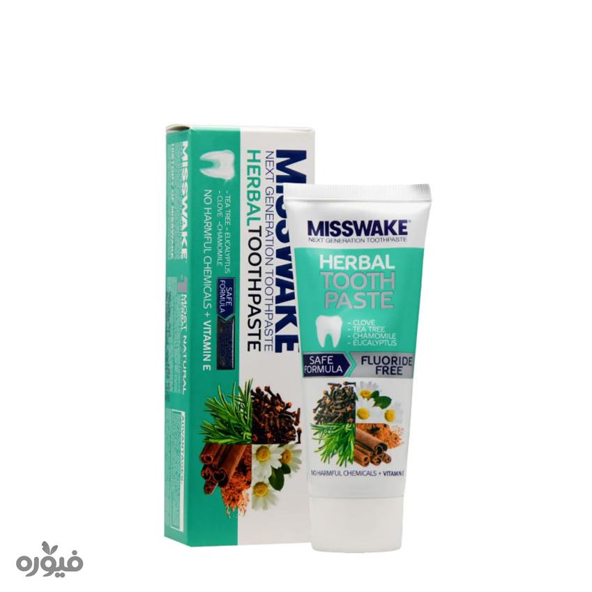 خمیر دندان گیاهی بدون فلوراید 75ML میسویک