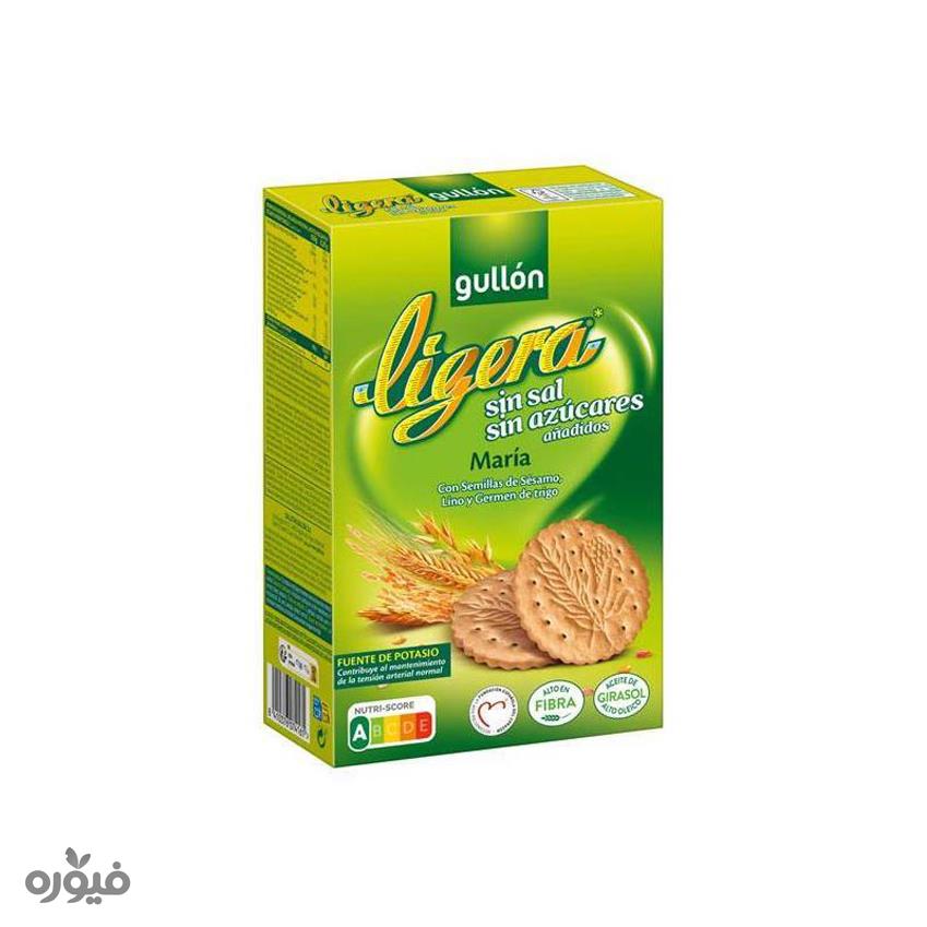 بیسکوئیت لیگرا بدون شکر و نمک gullon