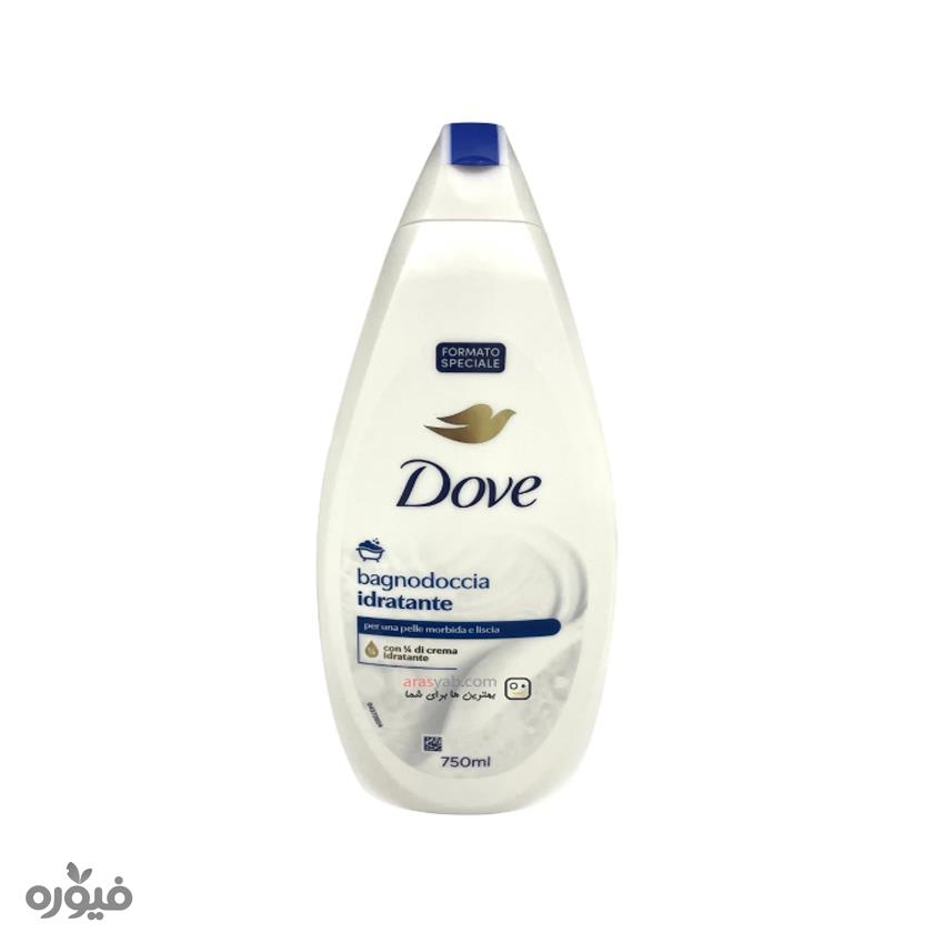 شامپو بدن ژلی با رایحه شیر 750ml داو