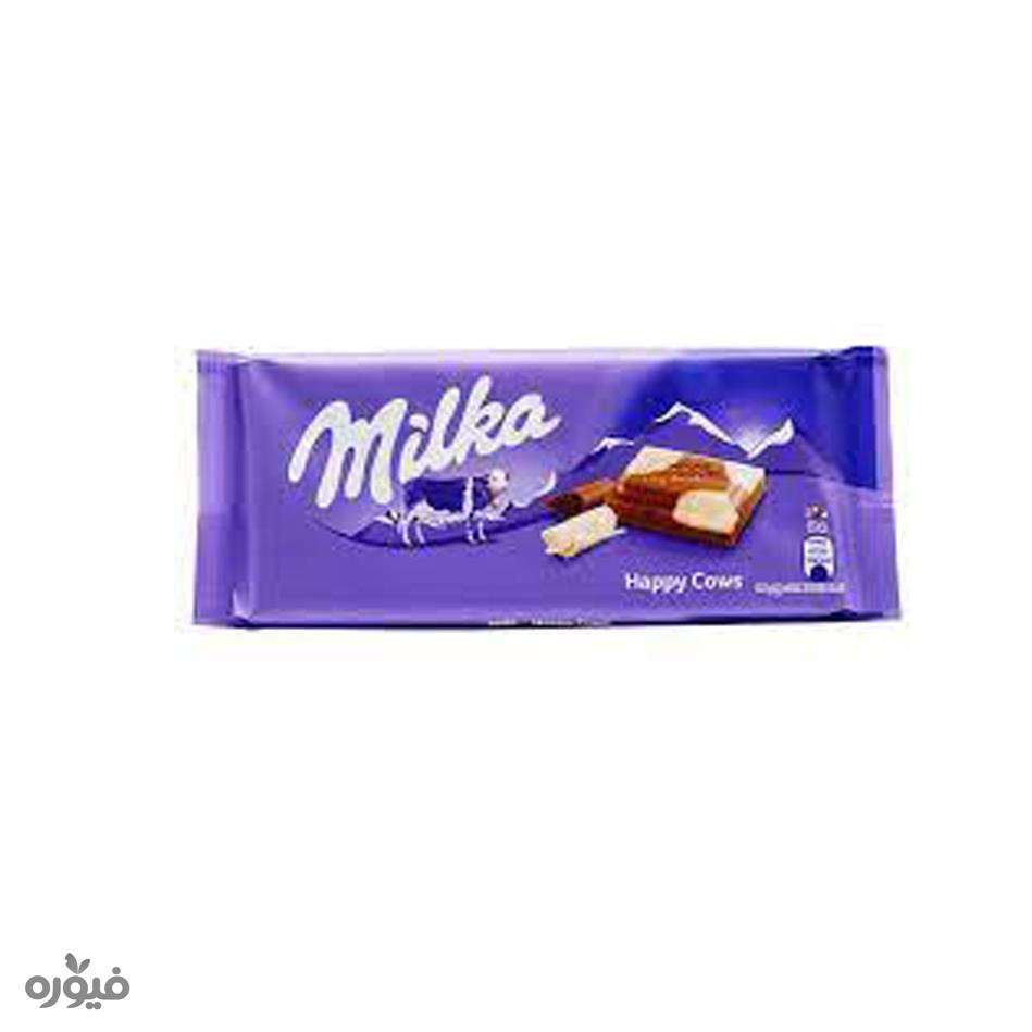 شکلات تابلت شیری 100گرمی میلکا