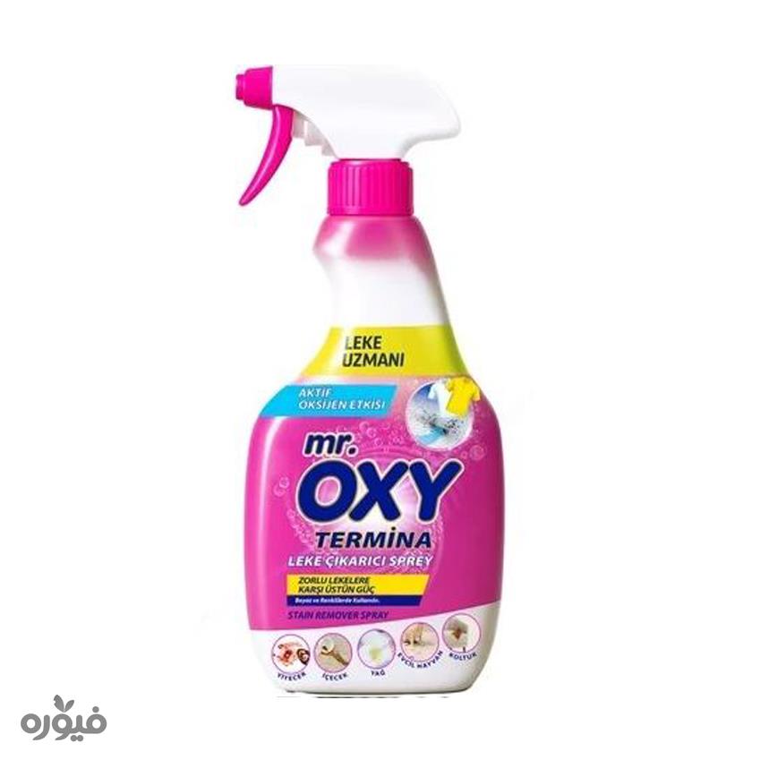 اسپری لکه بر لباس750ml برند mr.oxy