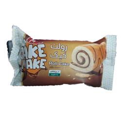 رولت کیک با کرم کاکائویی 35 گرمی مزمز
