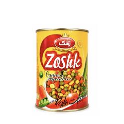 کنسرو سبزیجات 380گرمی زشک