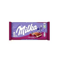 تابلت شکلات خامه آلبالو 100گرمی میلکا