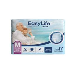 پوشک بزرگسال شورتی سایز متوسط ایزی لایف