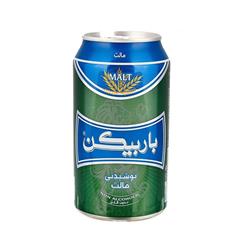 ماءالشعیر مالت ساده قوطی 330ml  باربیکن