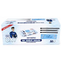 دستمال مرطوب تی(50عددی) به همراه دسته mr.oxy