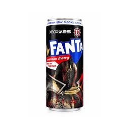 نوشابه گازدار با طعم سیب و گیلاس مدل ایکس باکس 250ml فانتا