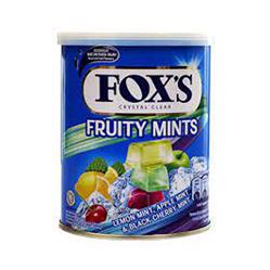 آبنبات کریستالی  میوه ای 180گرمی (FRUITY MINTS)  FOX'S