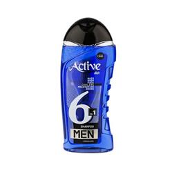 شامپو آقایان 6در1 سر وصورت 400ml اکتیو