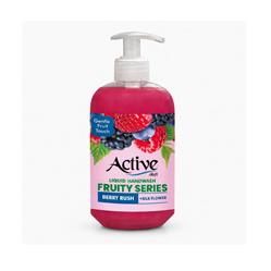 مایع دستشویی صدفی ارغوانی سری فروتی 450ml اکتیو