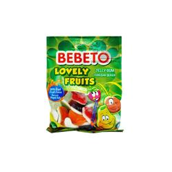 پاستیل میوه ای سه طعم 80گرم ببتو  bebeto