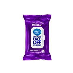 دستمال مرطوب چشم و صورت حاوی میسلار نرم کننده 55 برگ دافی