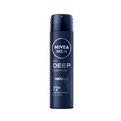 اسپری ضد تعریق مردانه 72 ساعته مدل deep dark wood حجم 150ml نیوا