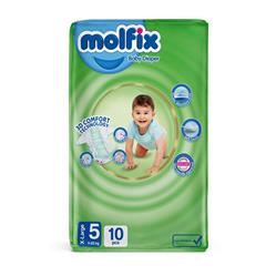 پوشک سایز 5  کامفورت 10 عددی مولفیکس