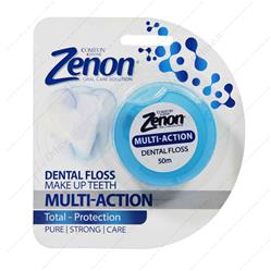 نخ دندان مدل50متری ZENON   0MULTI-ACTION      DENTAL FLOSS