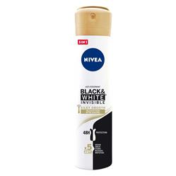 اسپری خوشبو کننده 150 میلی لیتر مدل black & white invisible silky smooth 5 in 1 نیوآ
