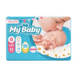پوشک نرمال سایز صفر 22 عددی مای بیبی