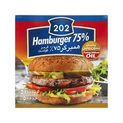 همبرگر 75% گوشت قرمز500گرمی 202