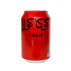 نوشابه قوطی زیرو 330ml کوکاکولا