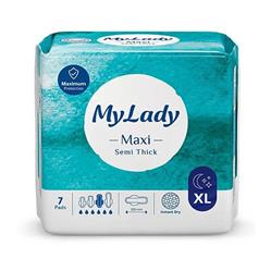 نوار بهداشتی  شبانه مشبک 7عددی XL مای لیدی