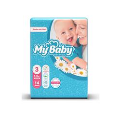 پوشک 14عددی سایز 3 مای بی بی