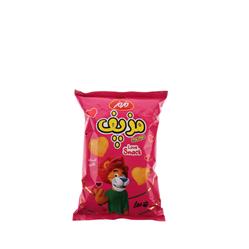 اسنک قلبی پنیری مزپف 55گرمی مزمز