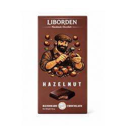 تابلت کاکائو با مغز فندقی 90 گرمی liborden