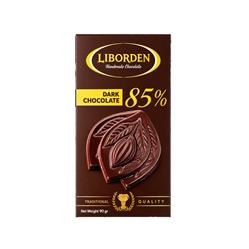 تابلت کاکائو تلخ85 درصد 90 گرمی Liborden