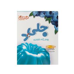 پودر ژله رژیمی بدون شکر با طعم بلوبری 100گرمی دراژه