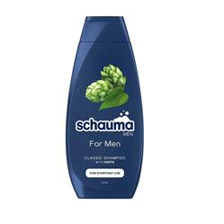 شامپو مردانه مناسب مصرف روزانه با عصاره خنک گیاه رازک 400ml شاوما