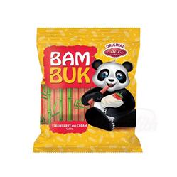 بیسکویت قلمی با مغز کرم توت فرنگی200 گرم Bam Buk