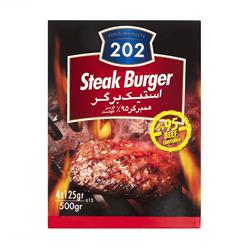 استیک برگر 95%گوشت 500 گرمی 202