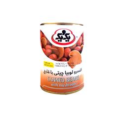کنسرو لوبیا چیتی با قارچ 430 گرمی یک و یک