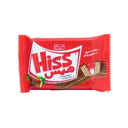 شکلات شیری با مغزی ویفر 40گرمی مدل Hiss  شیرین عسل